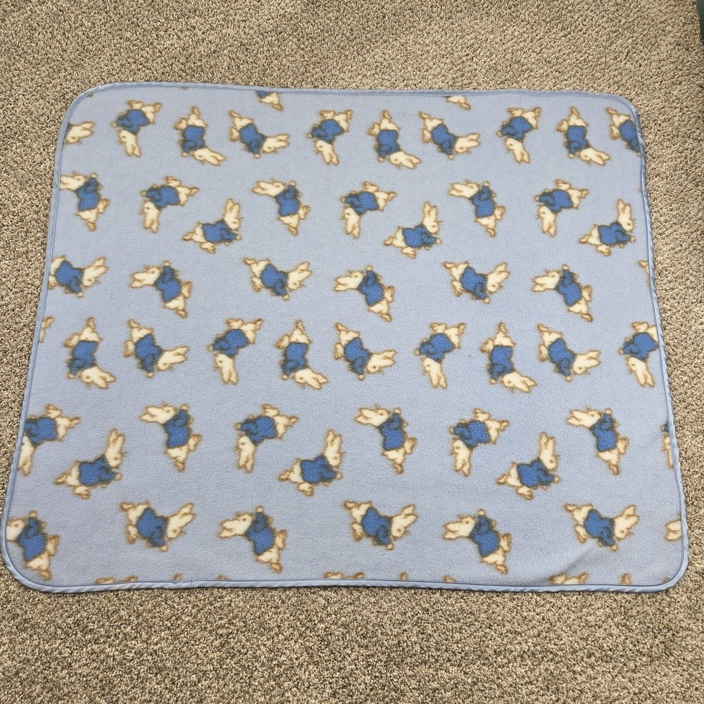 Vintage Beatrix Potter Peter Rabbit Quiltex Blanket